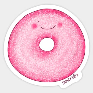 Sugar Doughnut in PINK Sticker